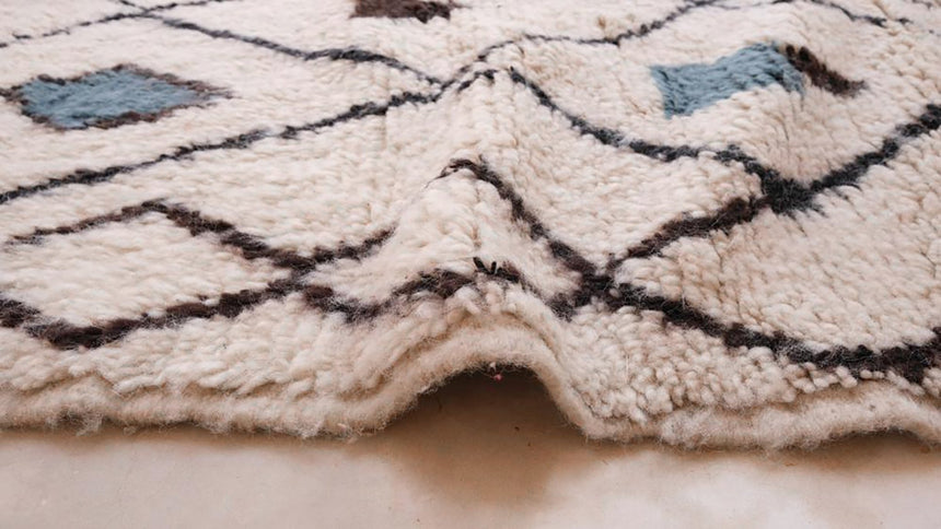 Tapis Berbere marocain pure laine 144 x 265 cm - AFKliving
