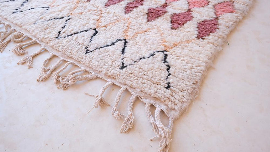 Tapis Berbere marocain pure laine 145 x 261 cm - AFKliving