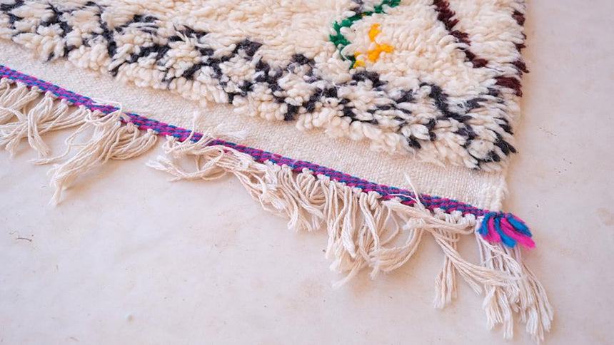Tapis Berbere marocain pure laine 147 x 242 cm - AFKliving