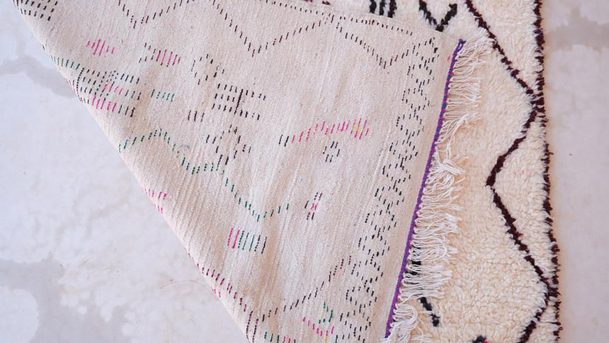 Tapis Berbere marocain pure laine 147 x 242 cm - AFKliving