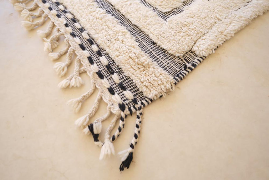 Tapis Berbere marocain pure laine 148 x 250 cm - AFKliving