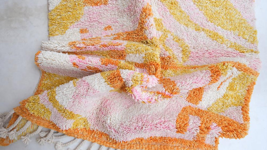 Tapis Berbere marocain pure laine 150 x 180 cm - AFKliving