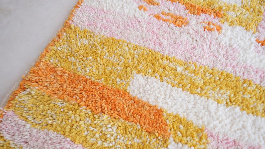 Tapis Berbere marocain pure laine 150 x 180 cm - AFKliving