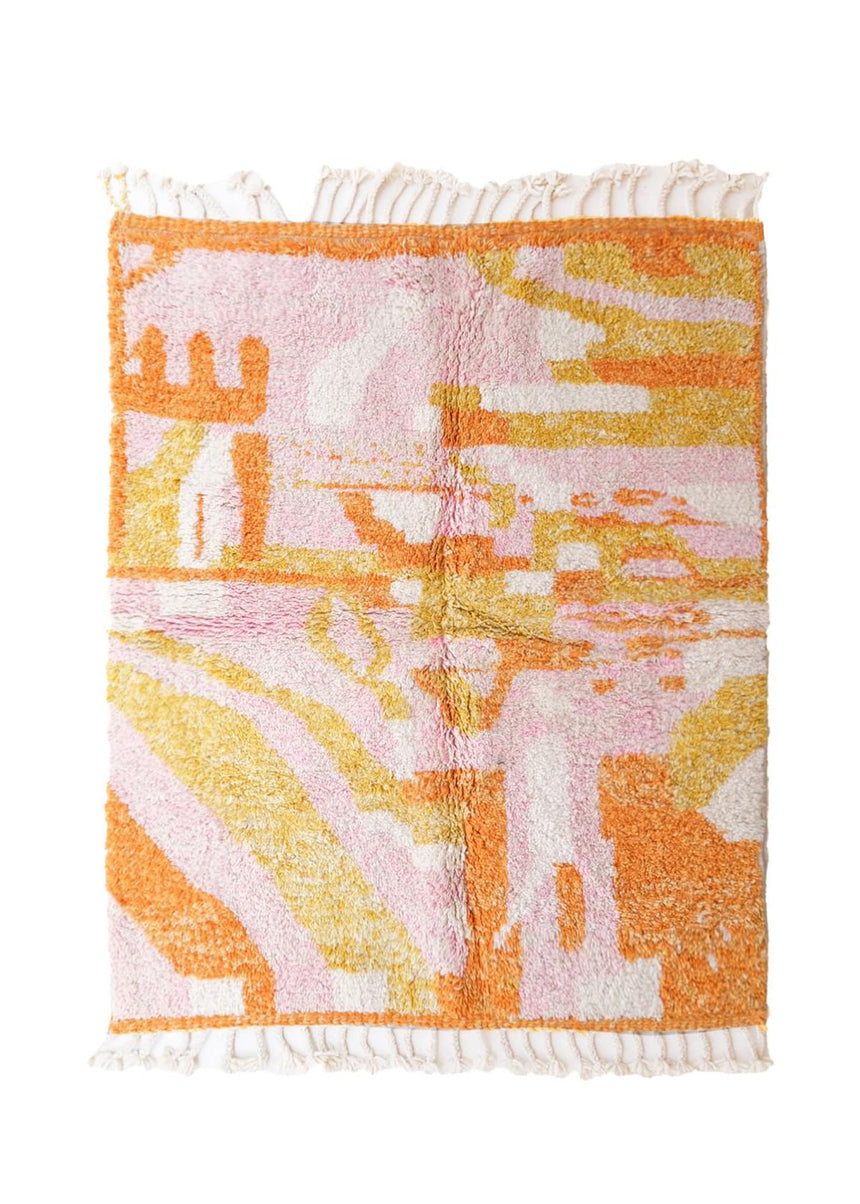 Tapis Berbere marocain pure laine 150 x 180 cm - AFKliving