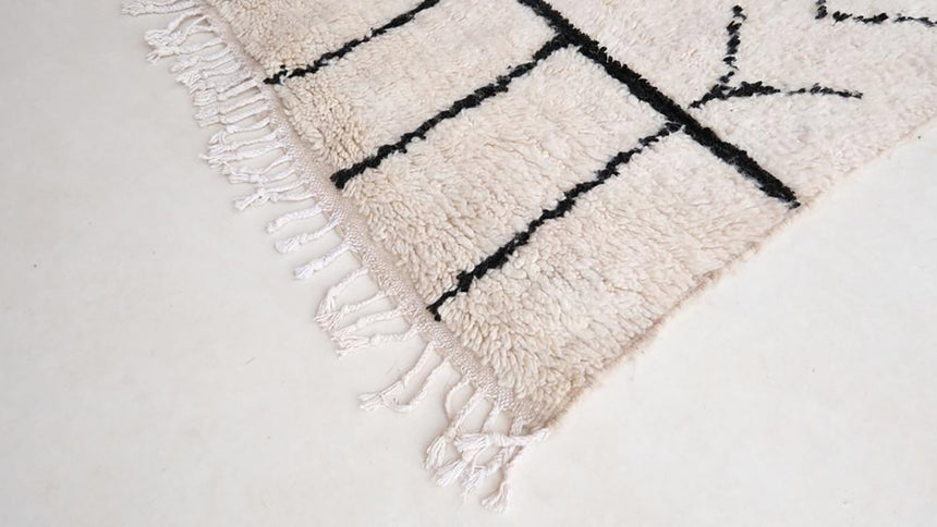Tapis Berbere marocain pure laine 152 x 245 cm VENDU - AFKliving