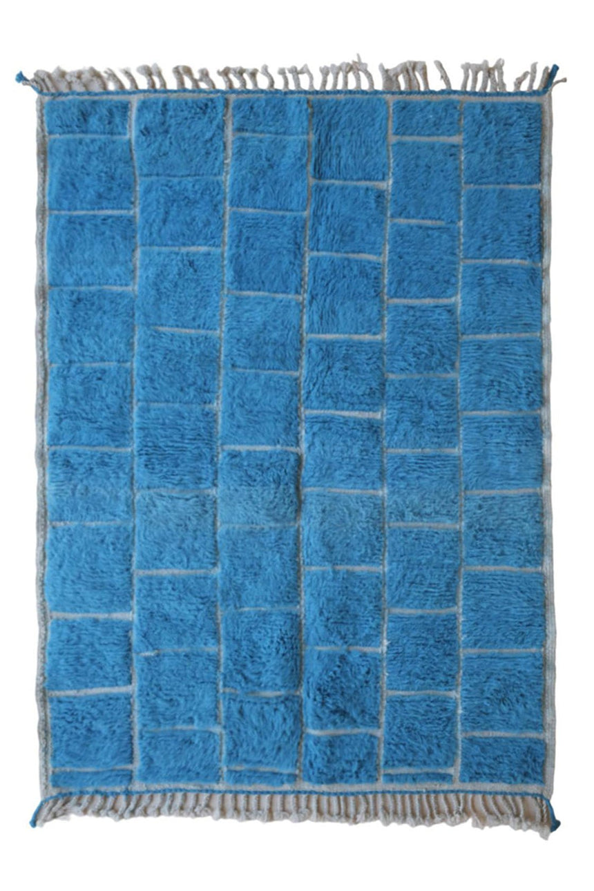 Tapis Berbere marocain pure laine 155 x 213 cm - AFKliving