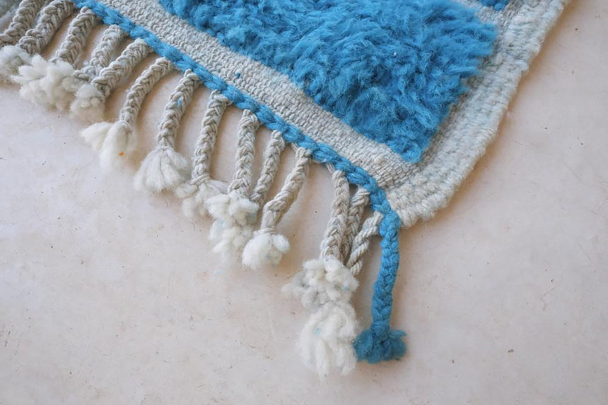 Tapis Berbere marocain pure laine 155 x 213 cm - AFKliving