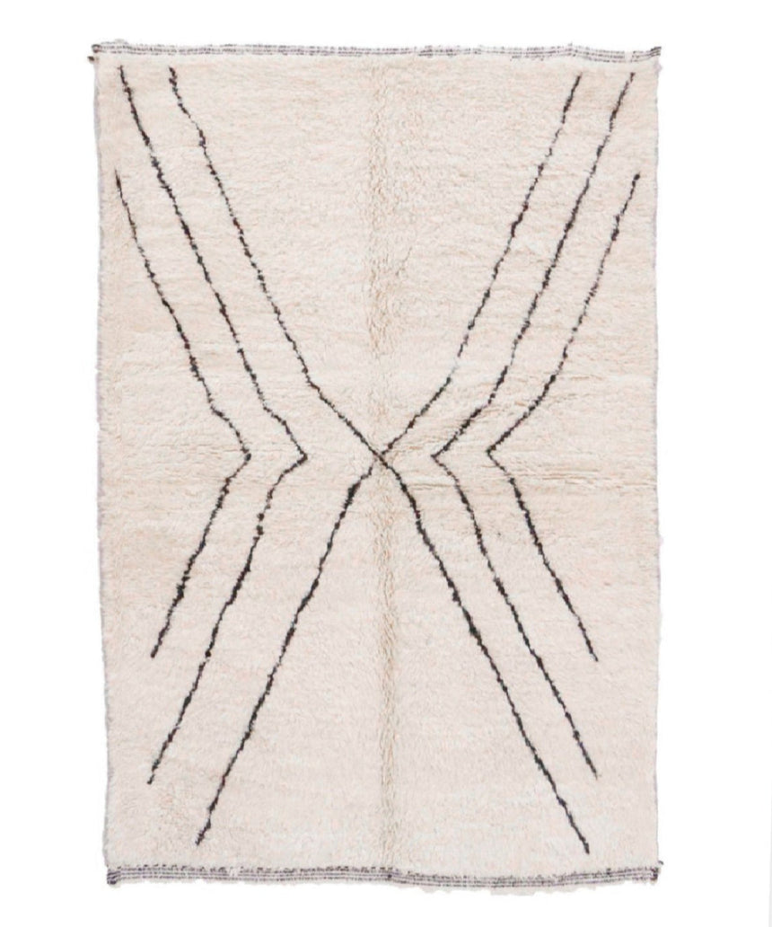 Tapis Berbere marocain pure laine 157 x 247 cm - AFKliving