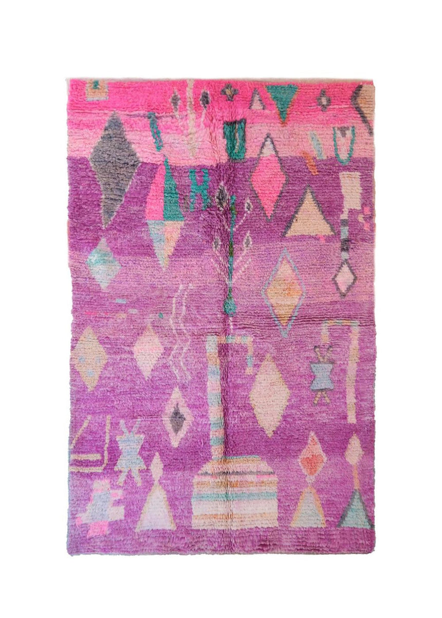 Tapis Berbere marocain pure laine 159 x 238 cm - AFKliving