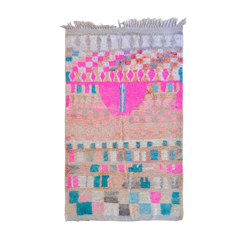 Tapis Berbere marocain pure laine 159 x 251 cm - AFKliving