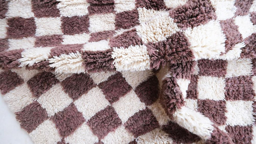 Tapis Berbere marocain pure laine 169 x 251 cm - AFKliving