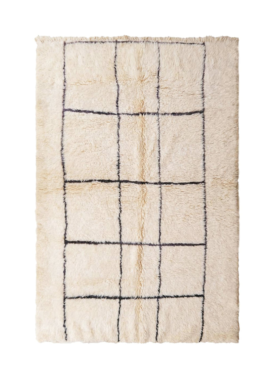 Tapis Berbere marocain pure laine 174 x 254 cm - AFKliving