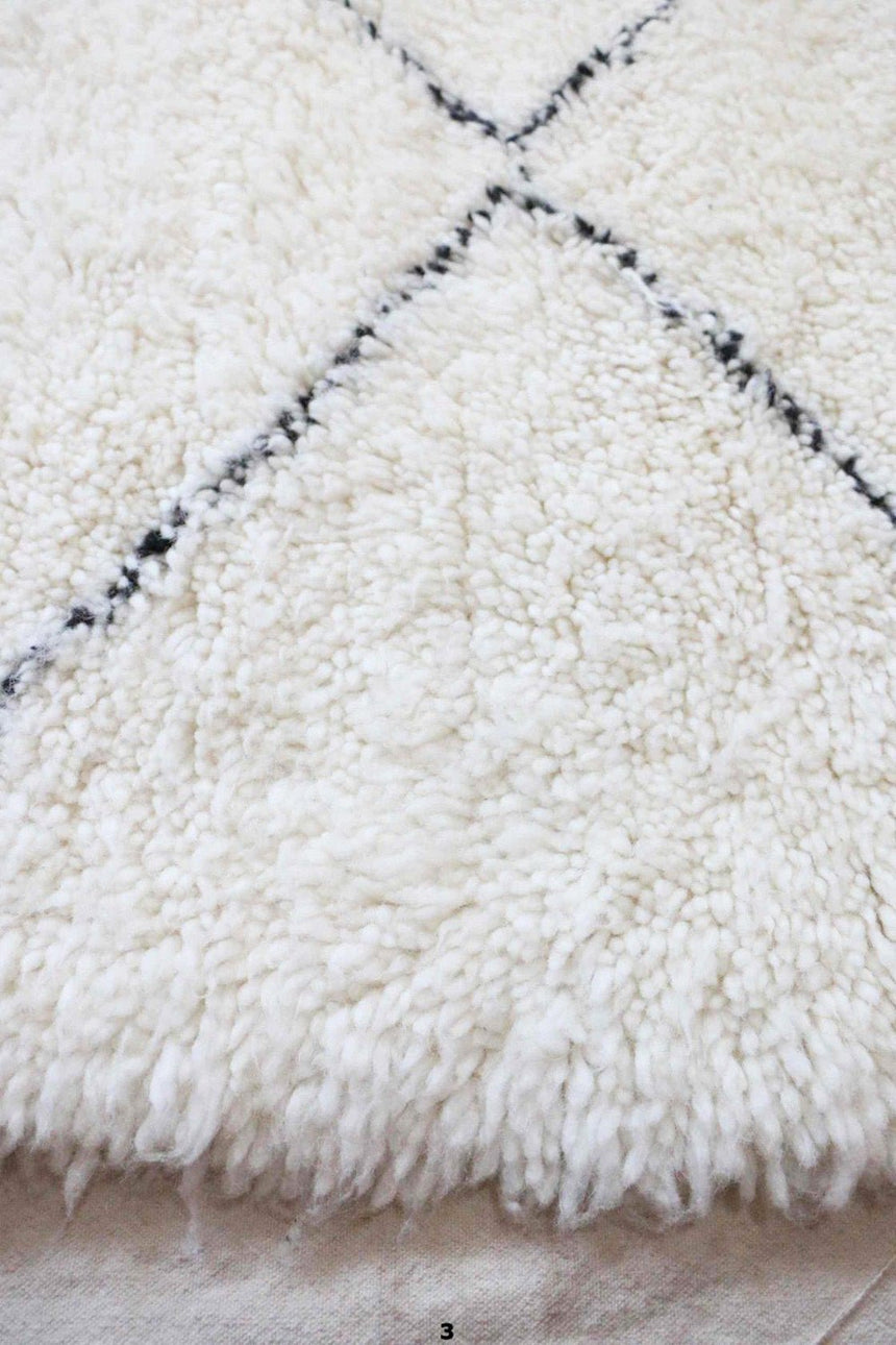 Tapis Berbere marocain pure laine 196 x 312 cm - AFKliving
