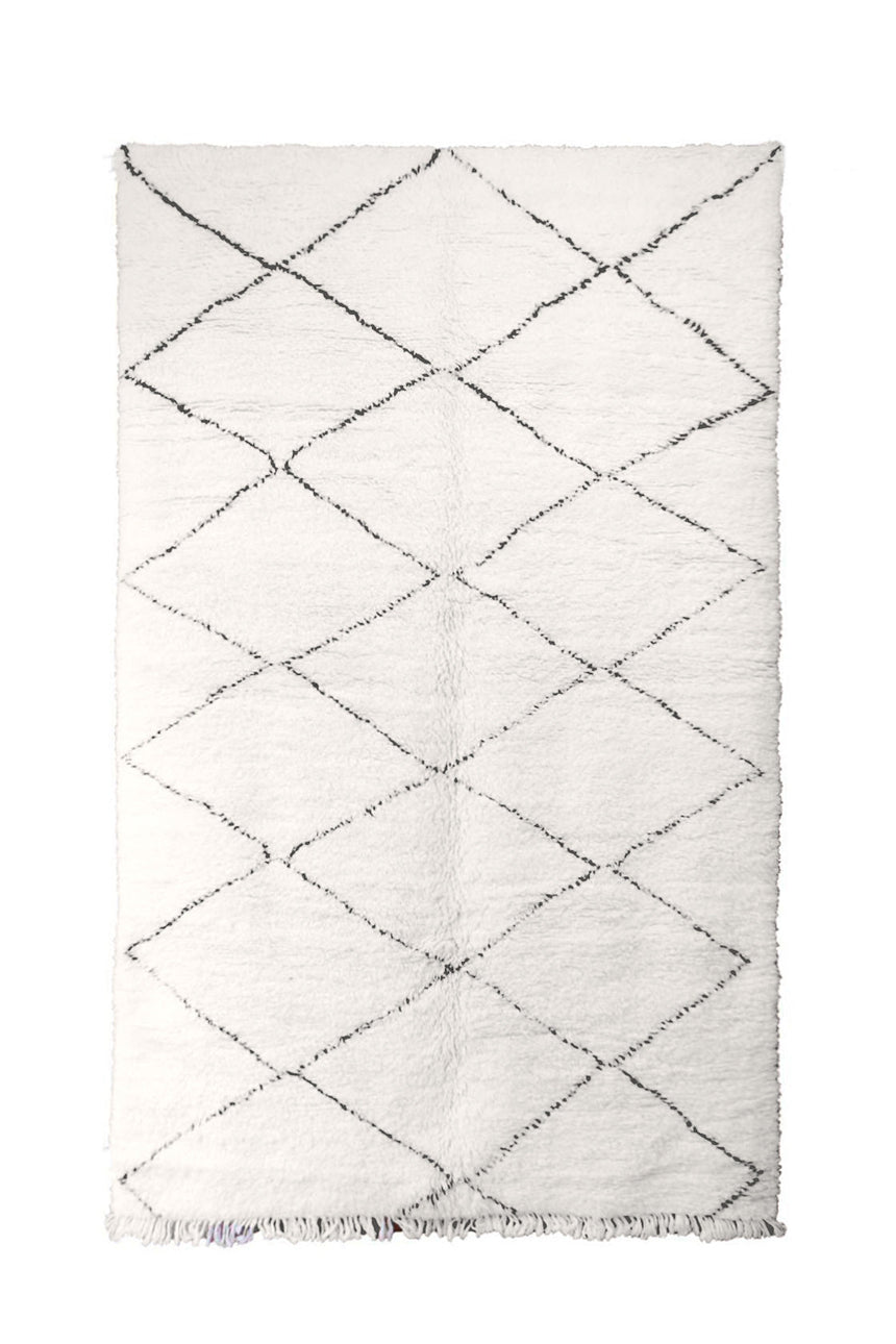 Tapis Berbere marocain pure laine 196 x 312 cm - AFKliving