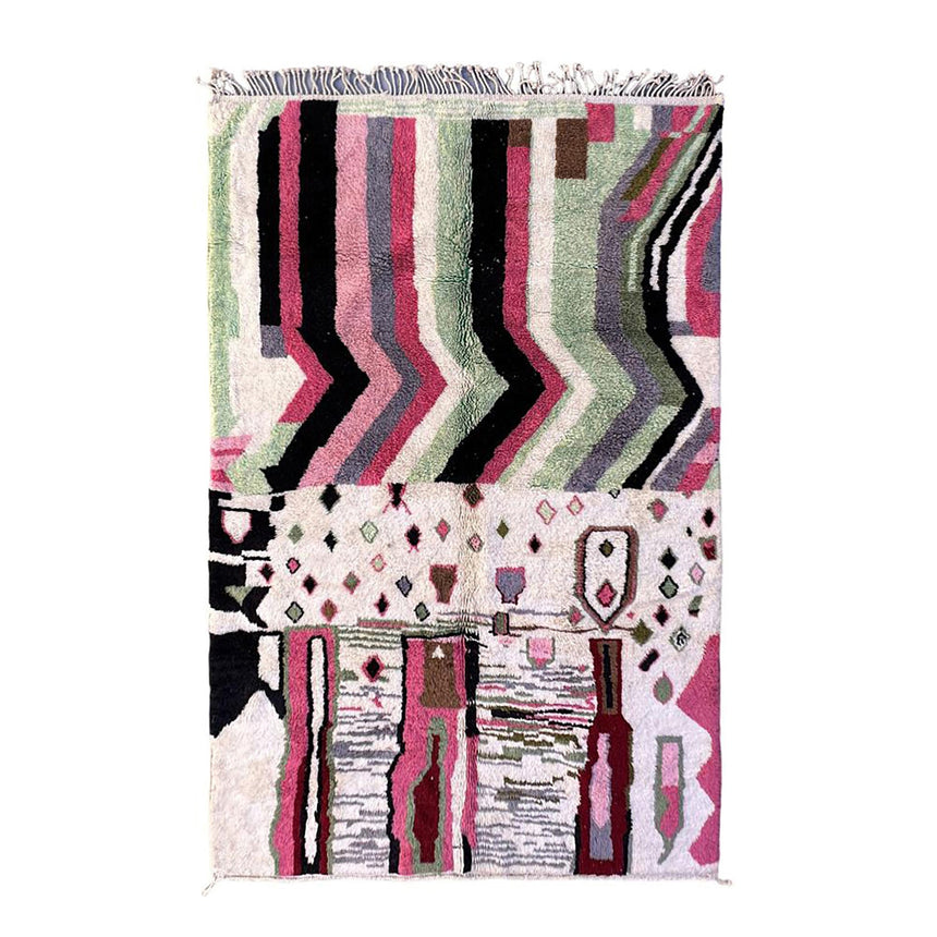Tapis Berbere marocain pure laine 203 x 292 cm - AFKliving