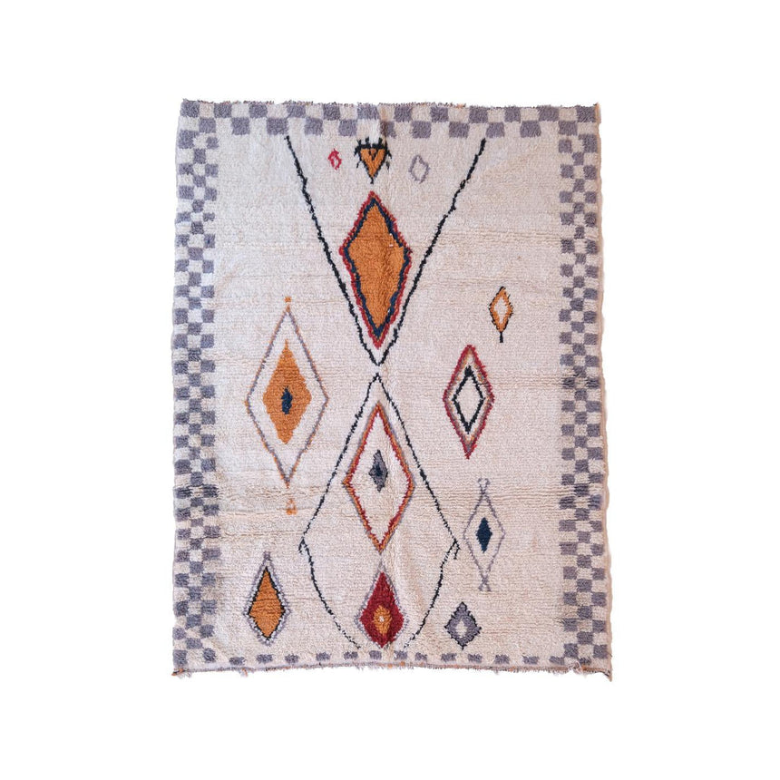 Tapis Berbere marocain pure laine 205 x 253 cm - AFKliving