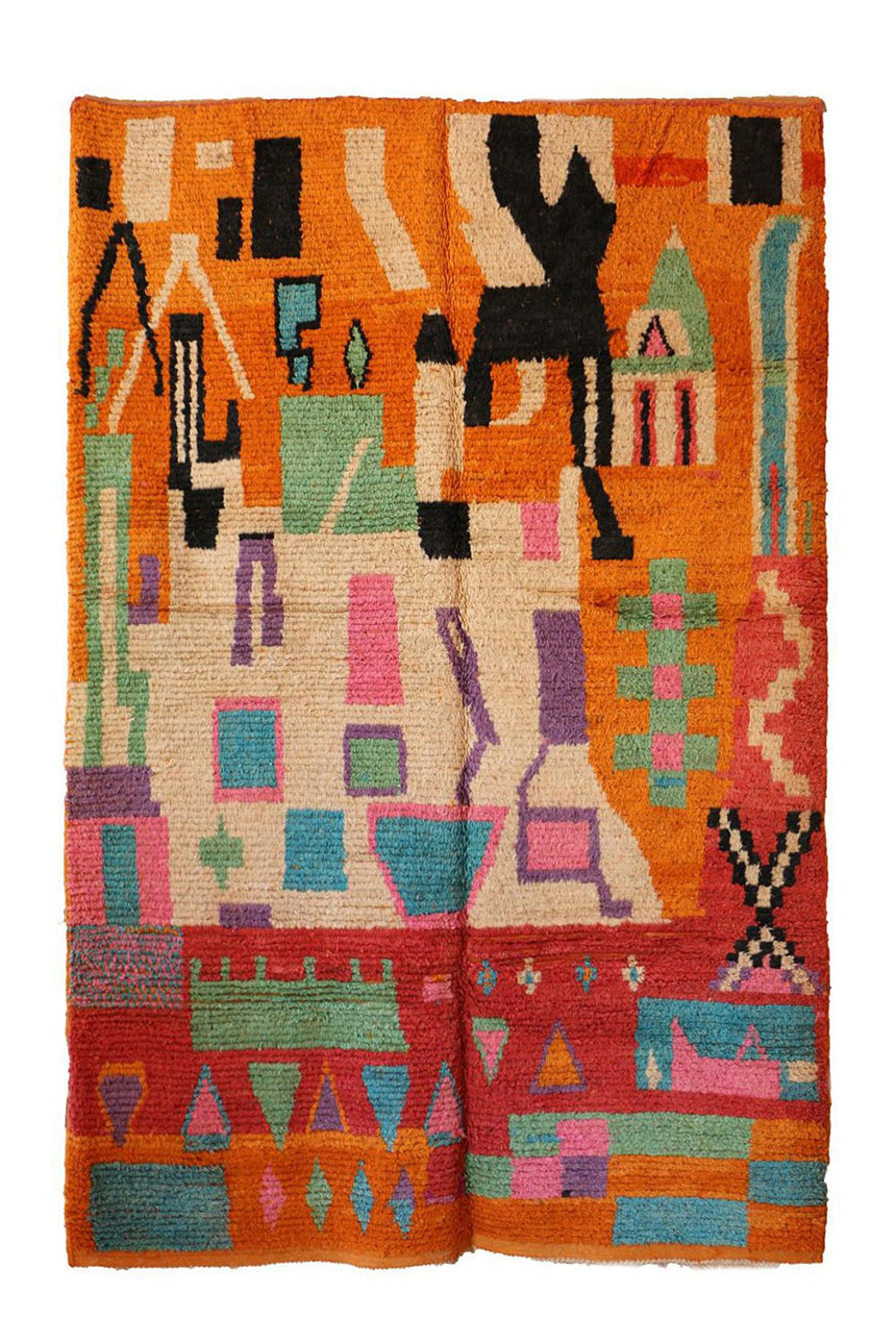 Tapis Berbere marocain pure laine 209 x 316 cm - AFKliving