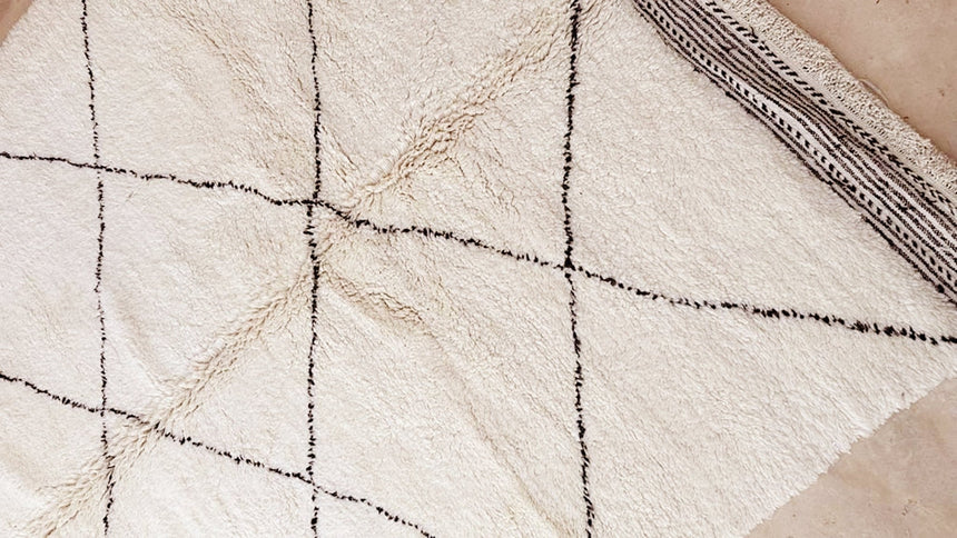 Tapis Berbere marocain pure laine 210 x 300 cm - AFKliving