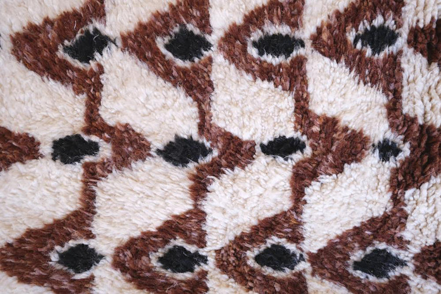 Tapis Berbere marocain pure laine 218 x 356 cm - AFKliving