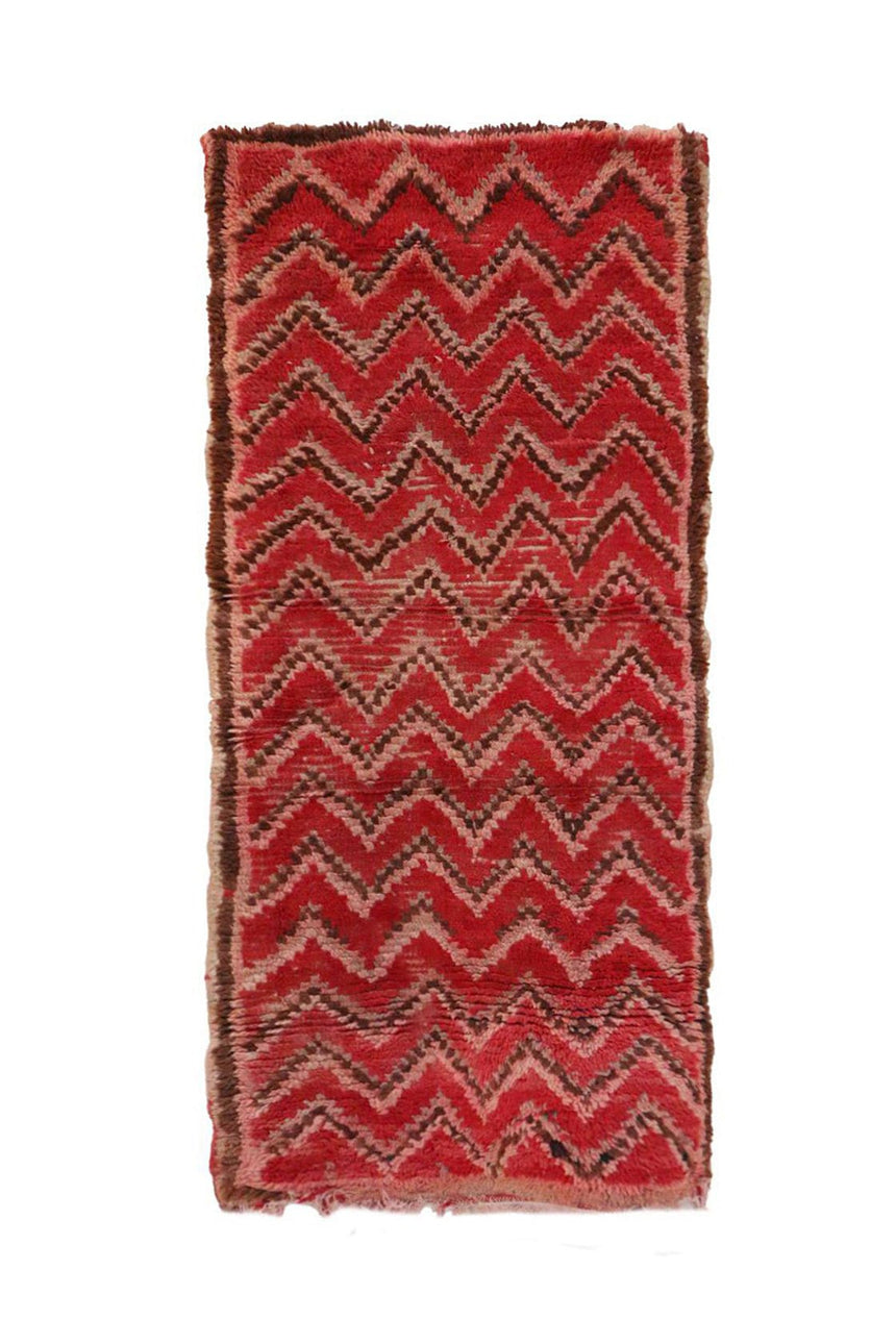 Tapis Berbere marocain pure laine 76 x 163 cm - AFKliving