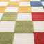 Tapis coloré avec effet sculpté MULTI CARREAUX - AFKliving