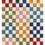 Tapis coloré avec effet sculpté MULTI CARREAUX - AFKliving