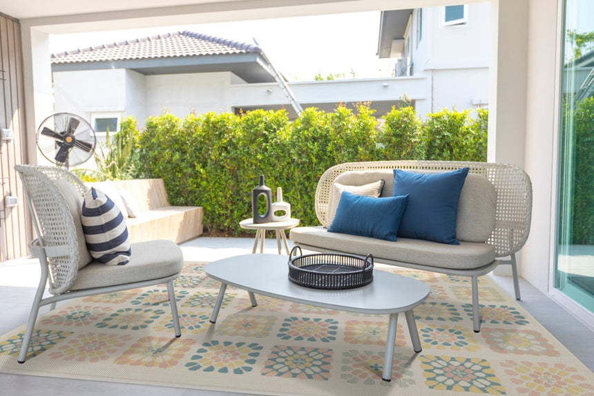 Tapis coloré intérieur exterieur PATCHWORK - AFKliving