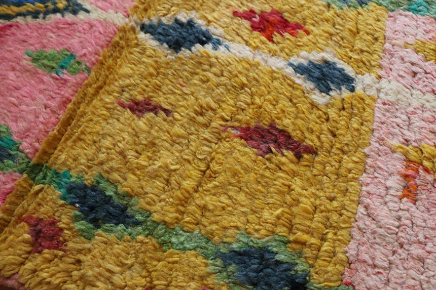 Tapis de couloir Berbere marocain pure laine 71 x 339 cm - AFKliving