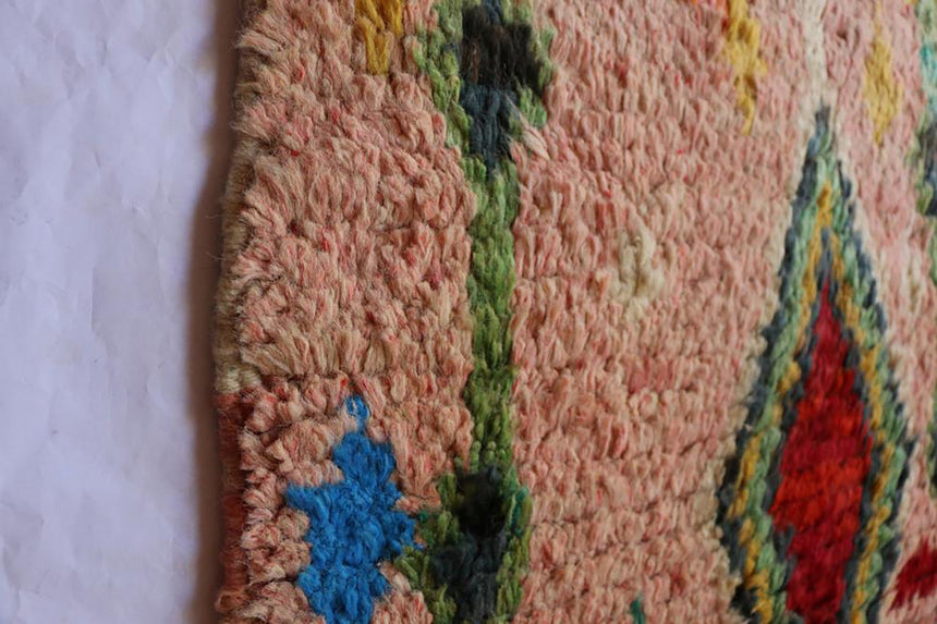 Tapis de couloir Berbere marocain pure laine 71 x 339 cm - AFKliving