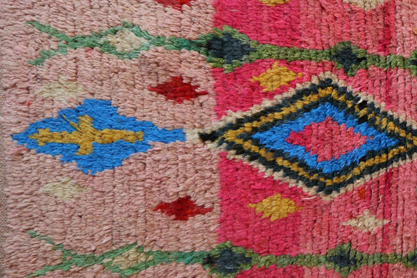 Tapis de couloir Berbere marocain pure laine 71 x 339 cm - AFKliving