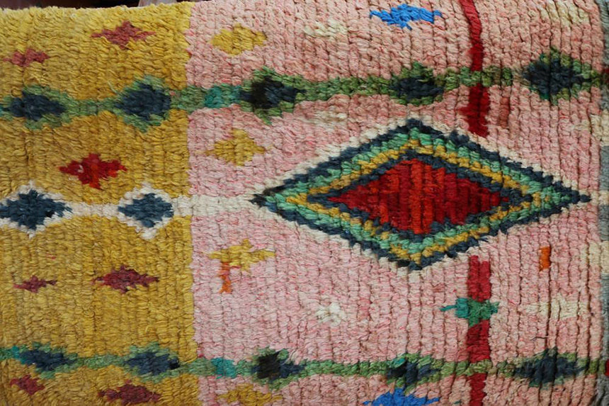 Tapis de couloir Berbere marocain pure laine 71 x 339 cm - AFKliving