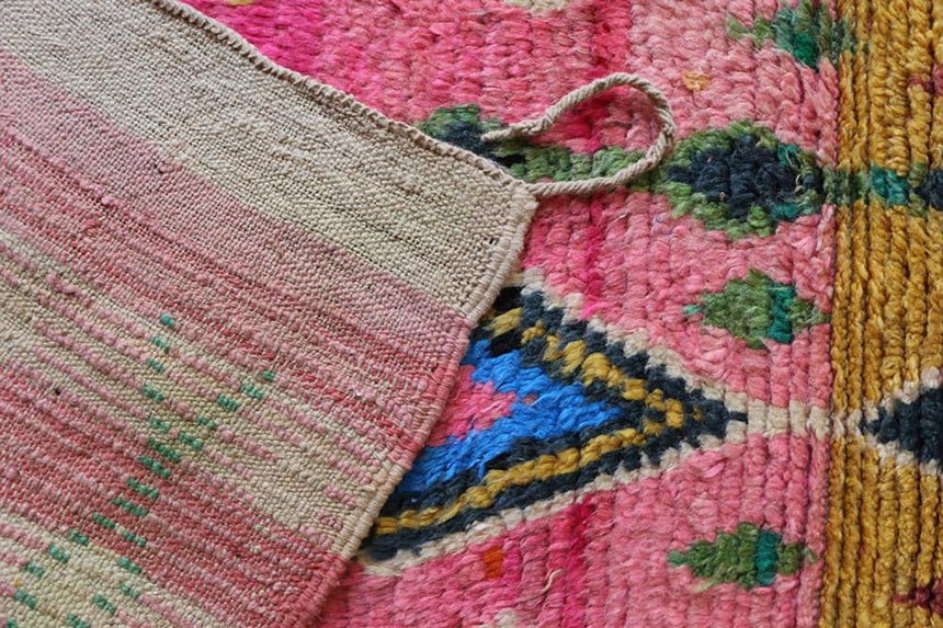 Tapis de couloir Berbere marocain pure laine 71 x 339 cm - AFKliving