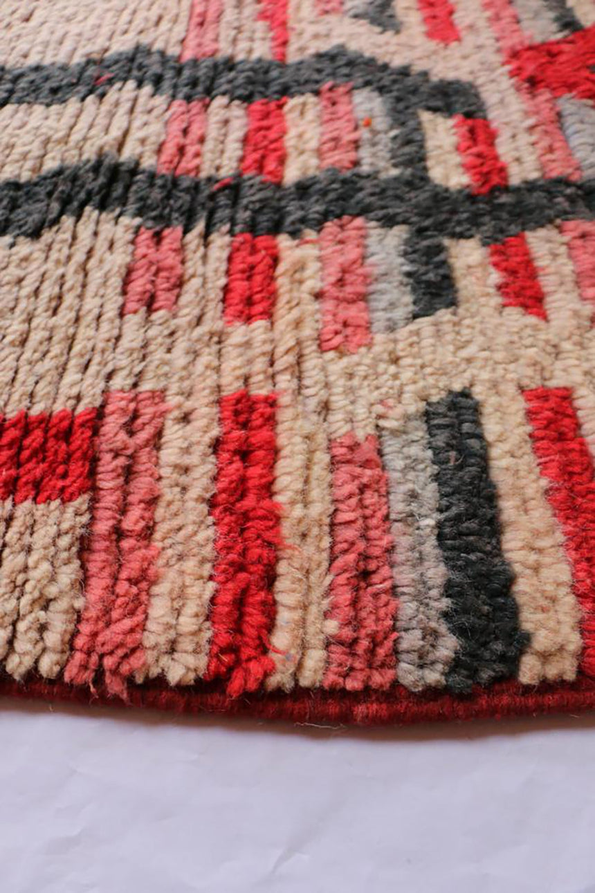 Tapis de couloir Berbere marocain pure laine 71 x 353 cm - AFKliving