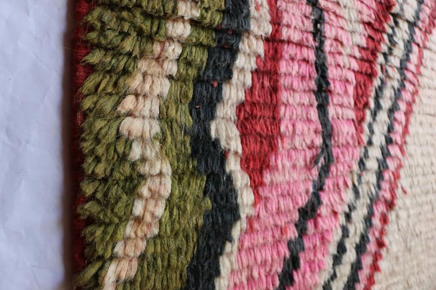 Tapis de couloir Berbere marocain pure laine 73 x 353 cm - AFKliving