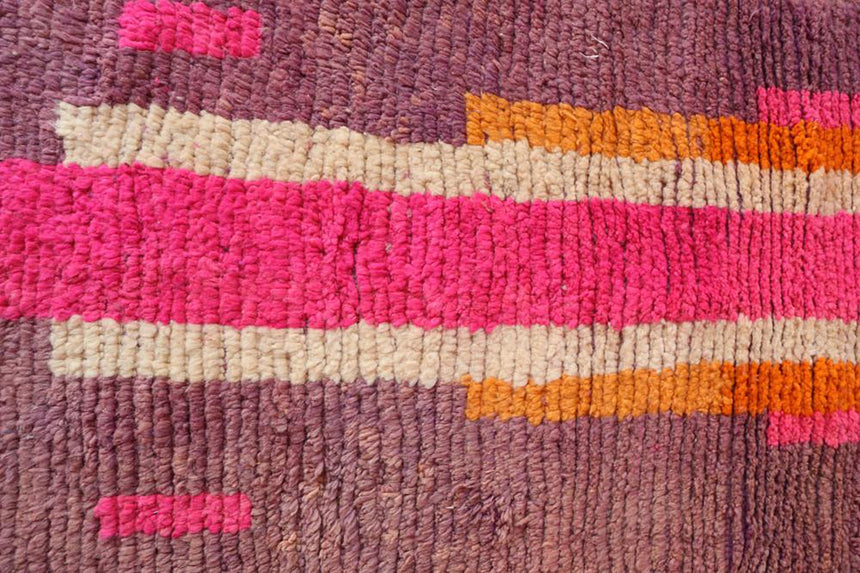 Tapis de couloir Berbere marocain pure laine 73 x 490 cm - AFKliving