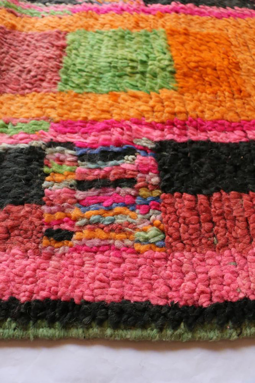 Tapis de couloir Berbere marocain pure laine 74 x 320 cm - AFKliving