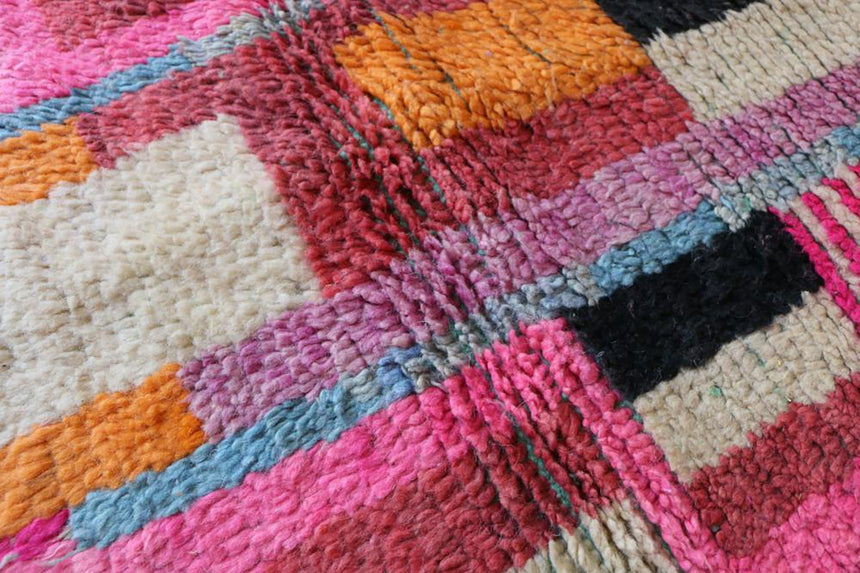 Tapis de couloir Berbere marocain pure laine 74 x 320 cm - AFKliving