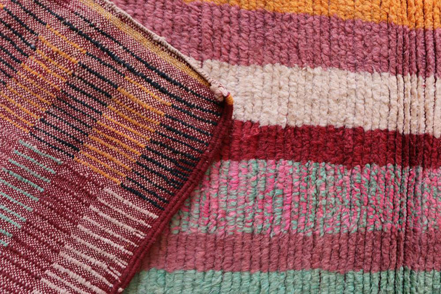 Tapis de couloir Berbere marocain pure laine 76 x 344 cm VENDU - AFKliving