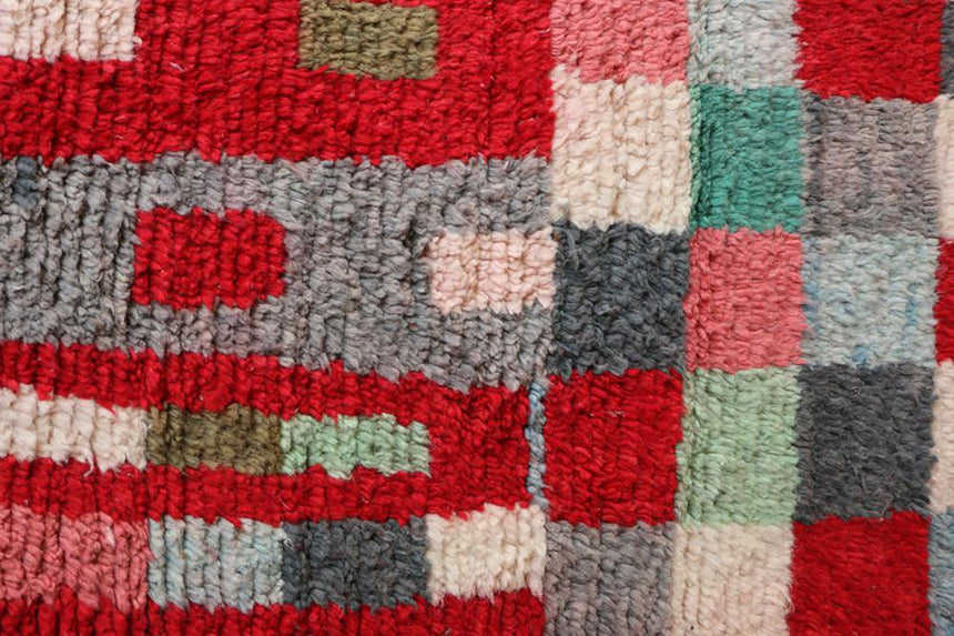 Tapis de couloir Berbere marocain pure laine 76 x 408 cm - AFKliving