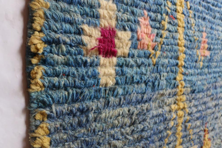 Tapis de couloir Berbere marocain pure laine 81 x 383 cm - AFKliving