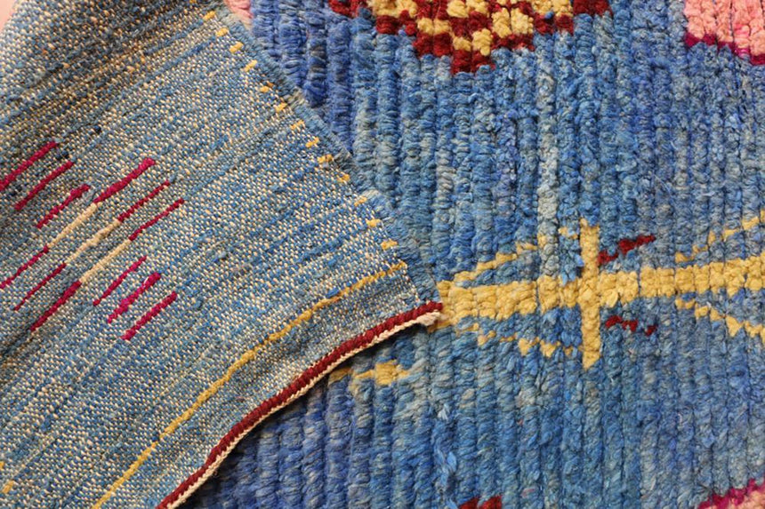 Tapis de couloir Berbere marocain pure laine 81 x 383 cm - AFKliving