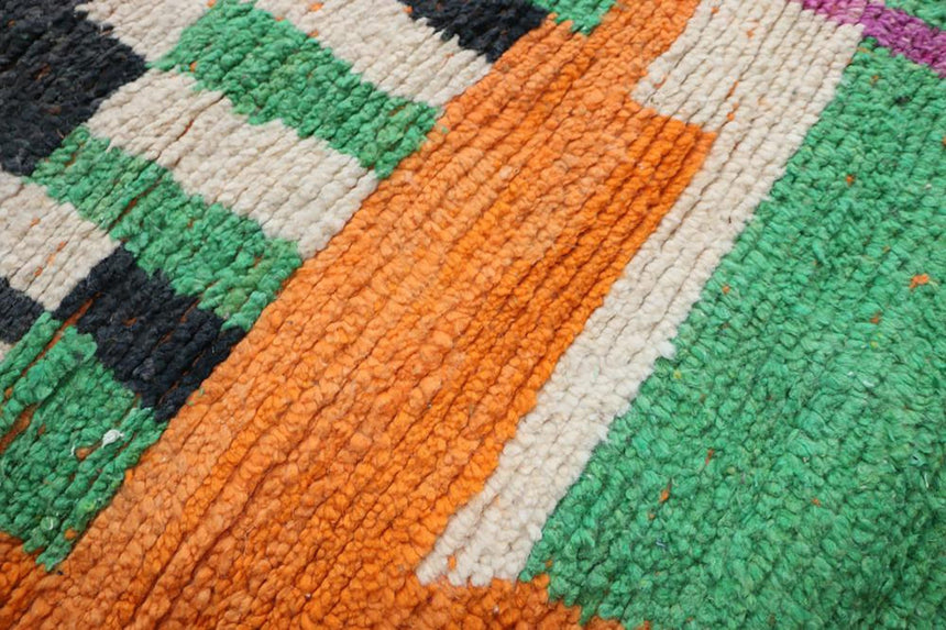 Tapis de couloir Berbere marocain pure laine 81 x 396 cm - AFKliving