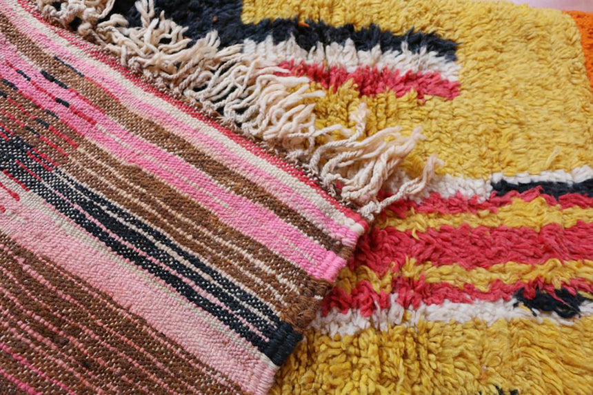 Tapis de couloir Berbere marocain pure laine 81 x 458 cm - AFKliving