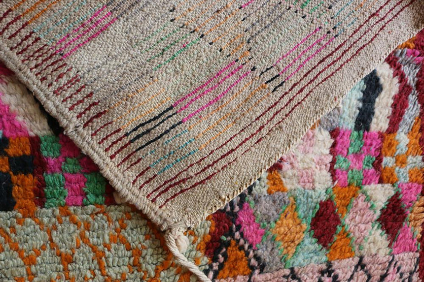 Tapis de couloir Berbere marocain pure laine 82 x 494 cm - AFKliving