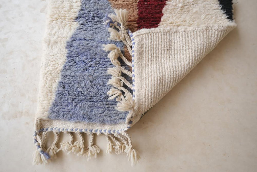 Tapis de couloir Berbere marocain pure laine 83 x 254 cm - AFKliving