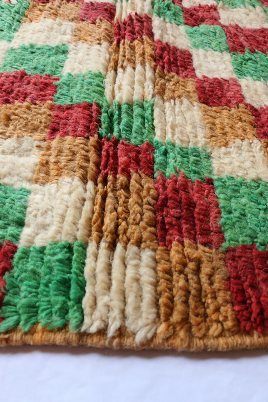 Tapis de couloir Berbere marocain pure laine 84 x 388 cm - AFKliving
