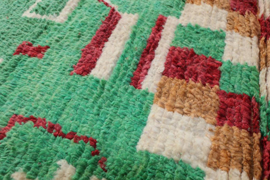 Tapis de couloir Berbere marocain pure laine 84 x 388 cm - AFKliving