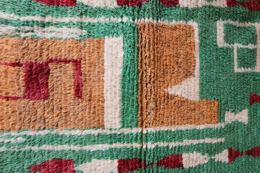 Tapis de couloir Berbere marocain pure laine 84 x 388 cm - AFKliving
