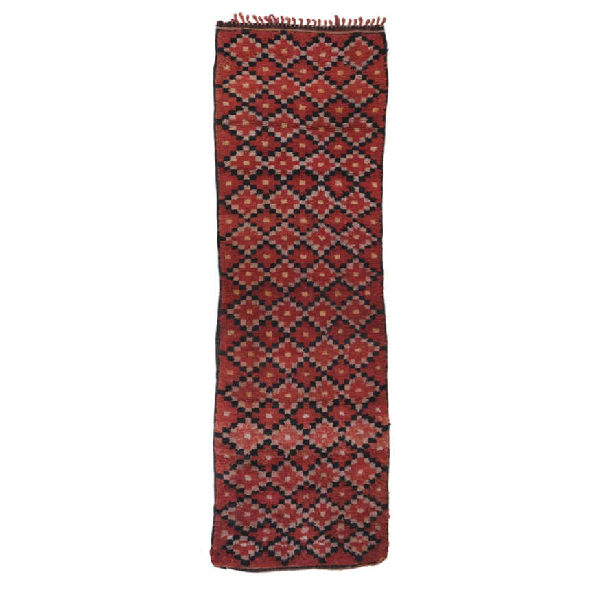 Tapis de couloir Berbere marocain pure laine 92 x 282 cm - AFKliving