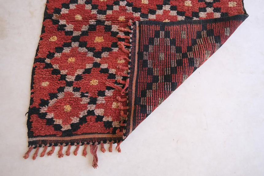 Tapis de couloir Berbere marocain pure laine 92 x 282 cm - AFKliving